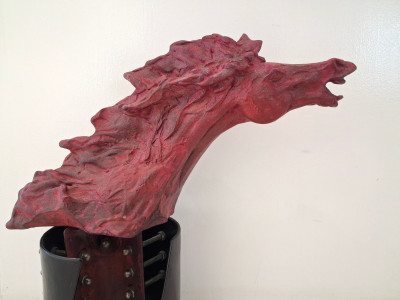 Horse Head - Agressive (Red)