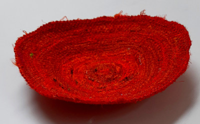 Orange Silk String Bowl