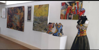 HAND PAINTED CORSETS