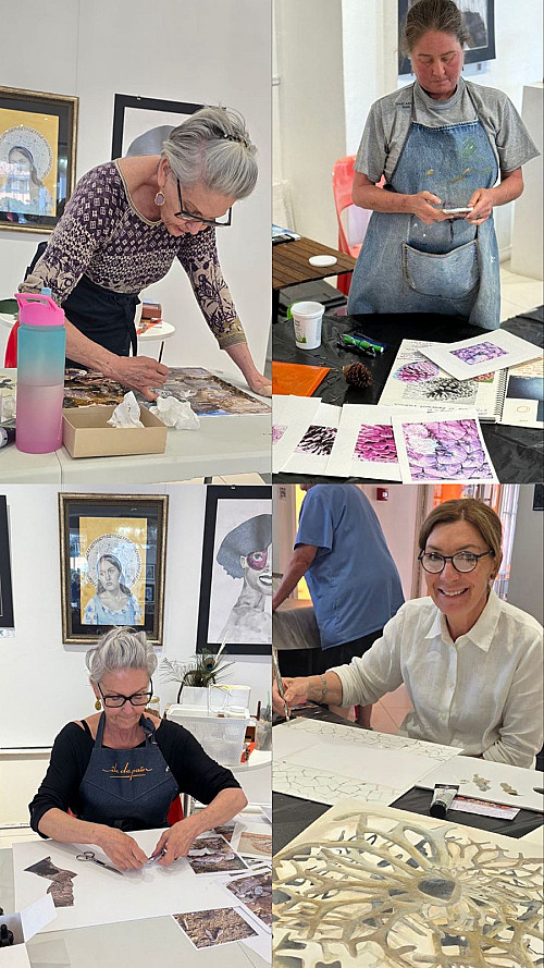 Art Workshop with Elfriede Dreyer and CAP Institute Students