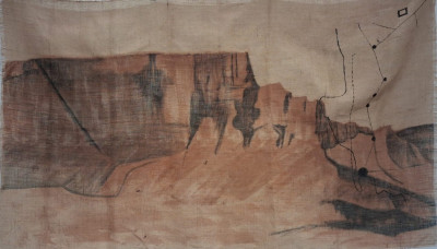 Footprints On the beach