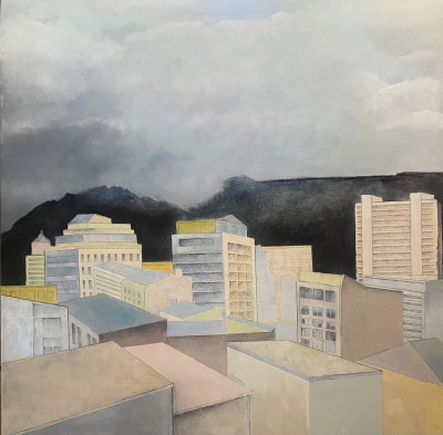 View Over the City from the Fifth Floor