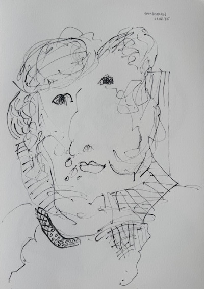 Pen and ink sketches I-V individually priced
