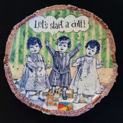 Porcelain plates i-iv