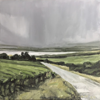 Storm, Riebeek Valley - Oil Study