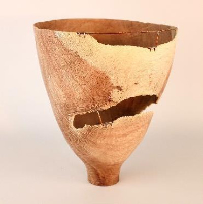 Silky oak vase III