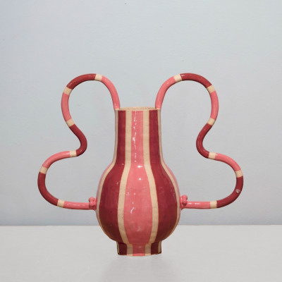 Love Handles Vase Pink