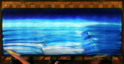 The Santiago Cross/The Atlantic Ocean