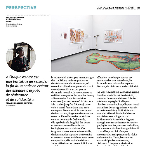 Le vernaculaire dans l’art contemporain: entre résistance, rituel et langage situé
