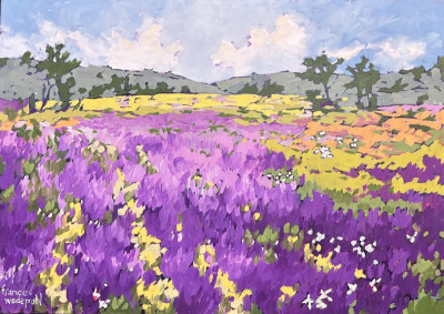 c Lavender & wild flowers u/f