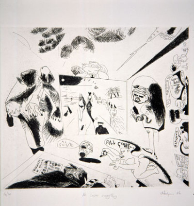 He Loses Everything, from the portfolio: Hogarth in Johannesburg, series: A Rake's Progress