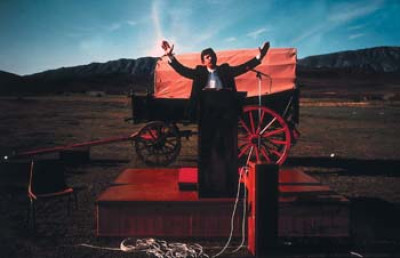 beloofde land-beelde van die Groot trek series