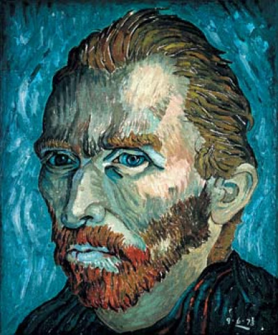 Copy of self portrait by Vangogh