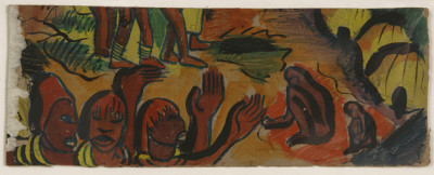 Native Heads/Flowers and Window