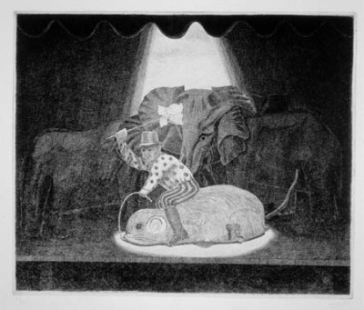 From Masque series: The Audacious Elephant Trainer