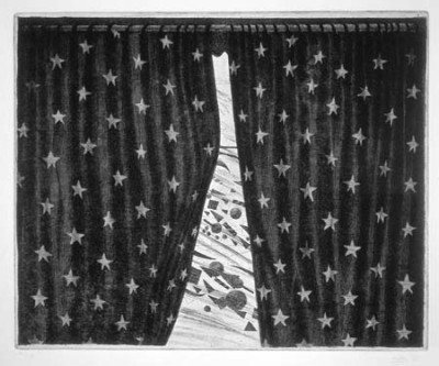 From Masque series: Starred Curtains
