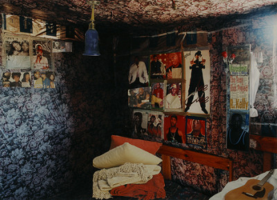 An interior with stars