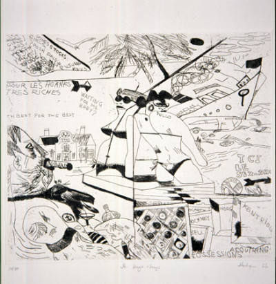 He Buys and Buys, from the portfolio: Hogarth in Johannesburg,, series: A Rake's Progress