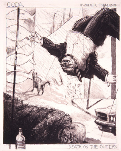Insider Trading, from the portfolio: Hogarth in Johannesburg, series: Industry and Idleness