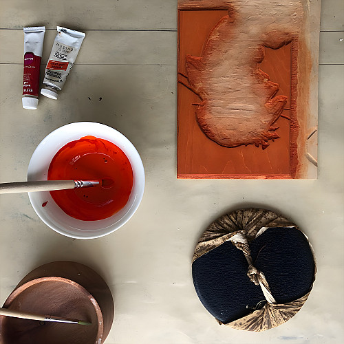 Mokuhanga Printing Workshop with Natasha Norman at Iziko