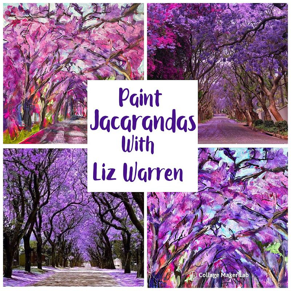 Paint Jacarandas with Liz Warren 10 and 11