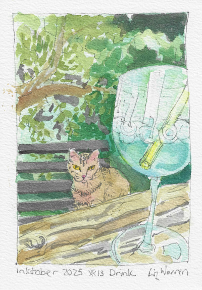 Inktober 2025 13: Drink