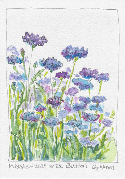 Inktober 2025 Day 22: Button