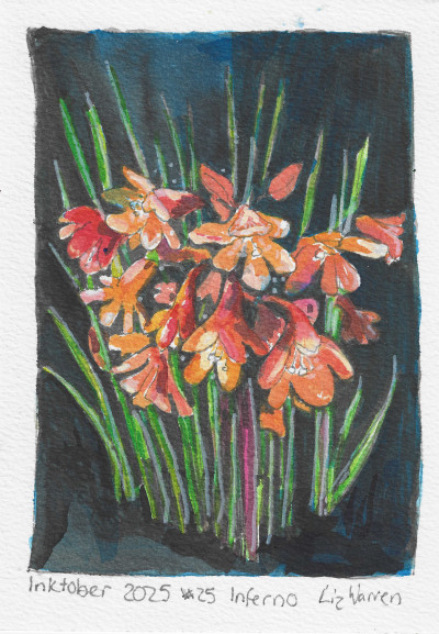 Inktober 2025 Day 25: Inferno