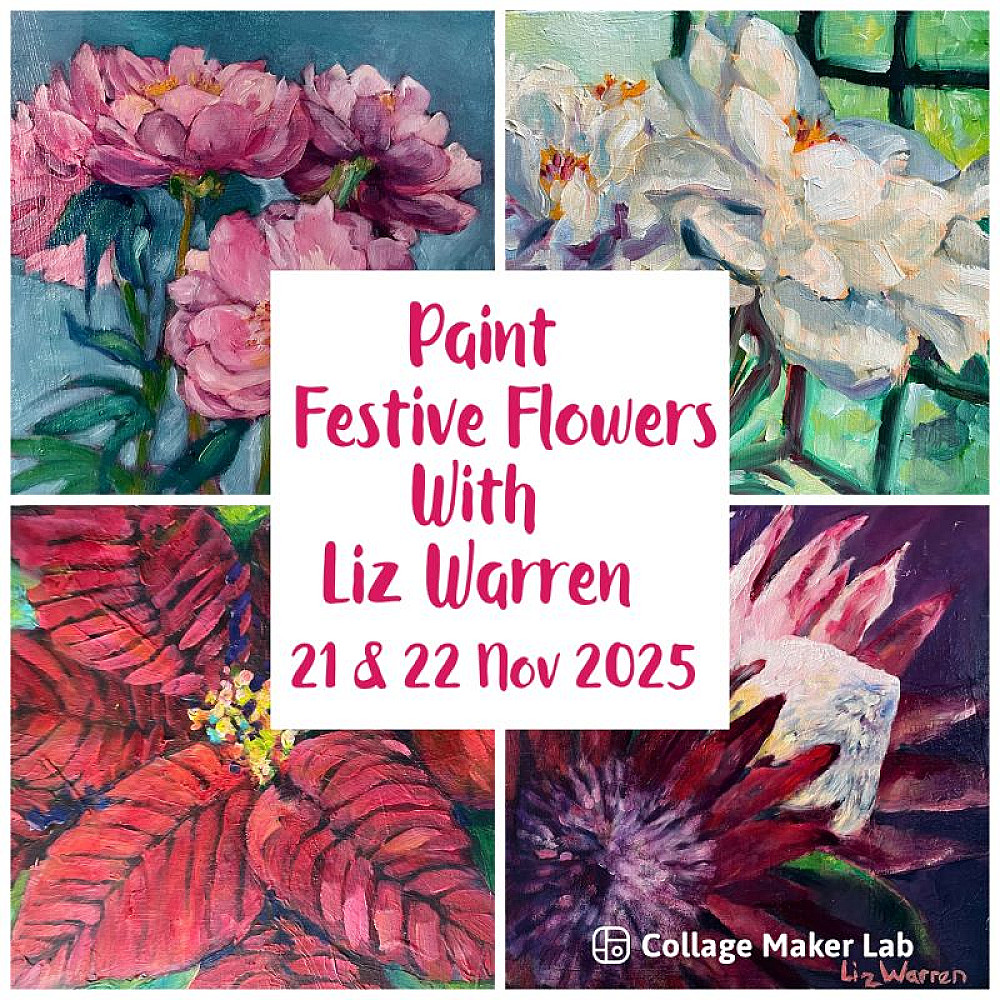 Paint Festive Flowers With Liz Warren