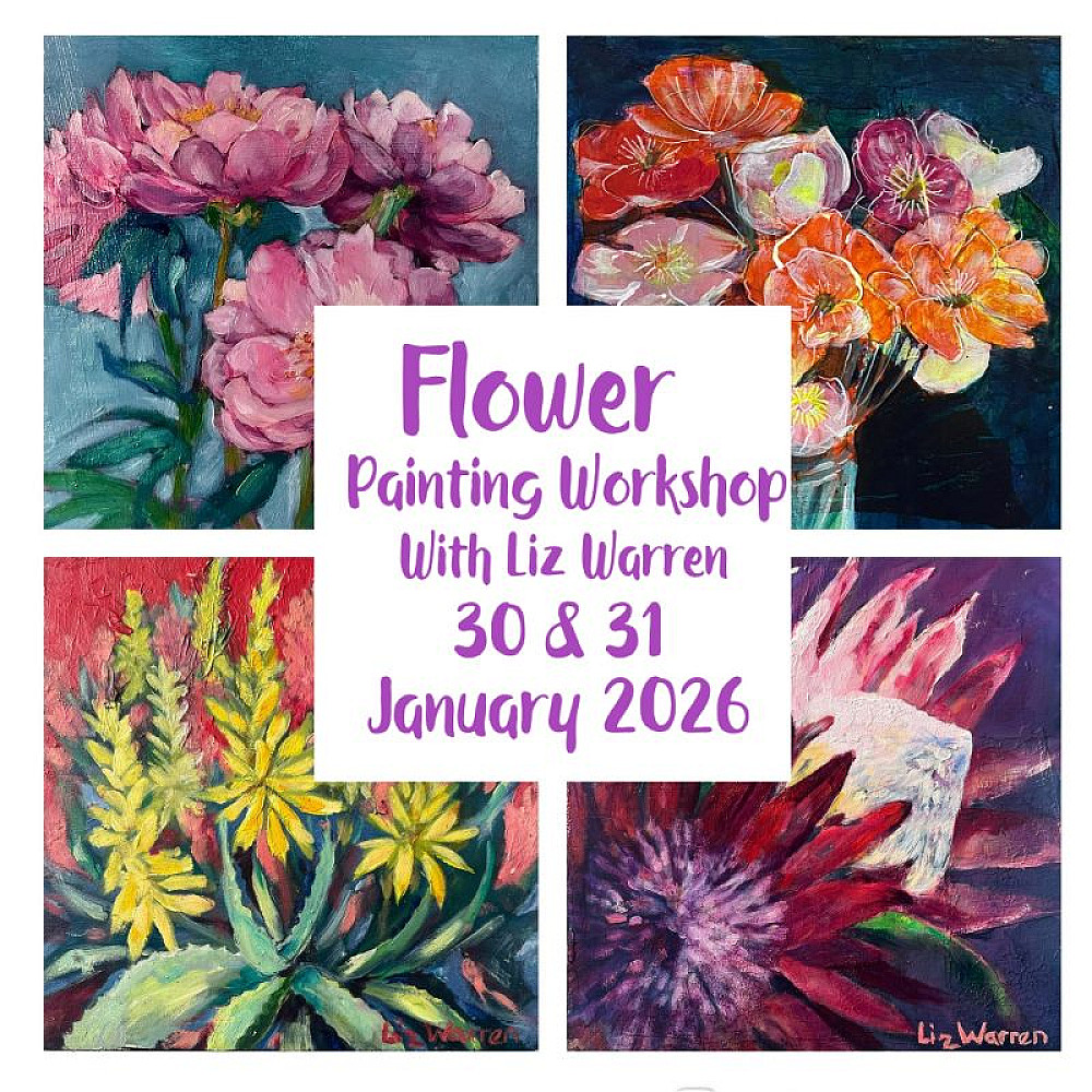 Flower Painting Workshop 30 and 31 JANUARY 2026