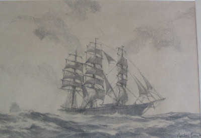 Untitled Ship at Sea