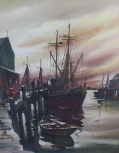 Harbor Silhouette, Provincetown