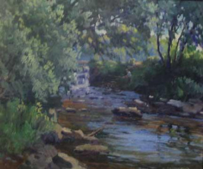 Landscape with Fisherman