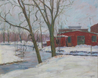 Landscape with Red House